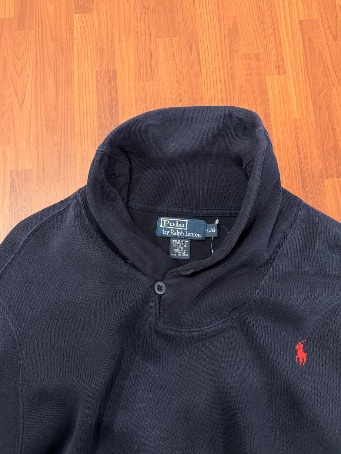 Polo ralph lauren 폴로 랄프로렌 숄카라 니트 (navy) 상품이미지10