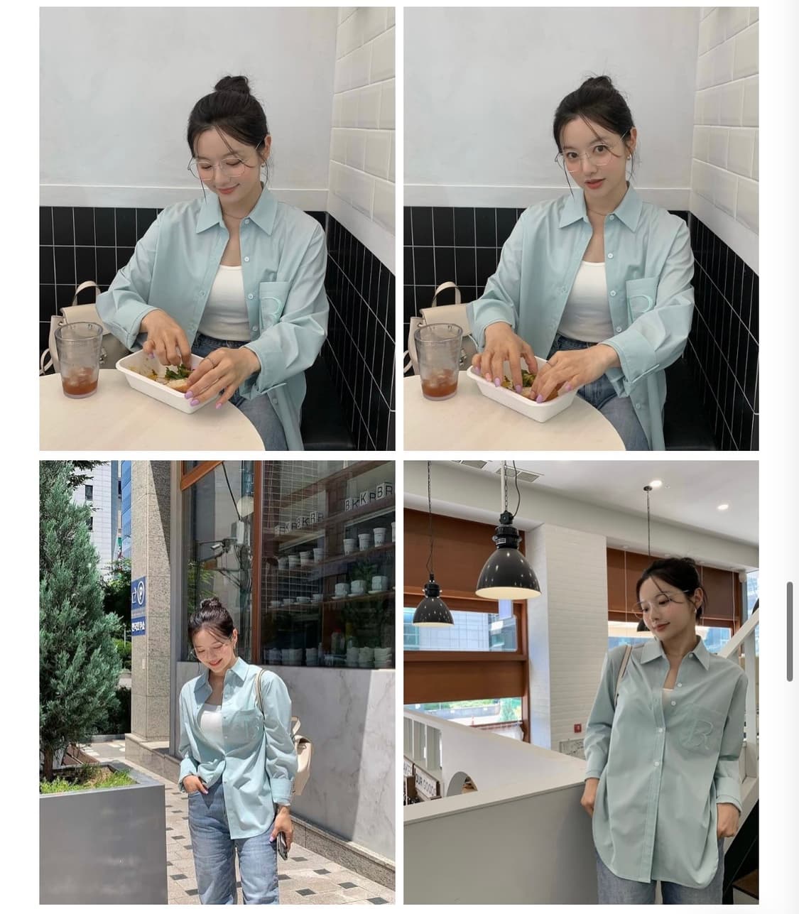 HEISTER) 바닐리 SVC 티타늄 빅사이즈 실버 무도수 안경(박보검착 상품이미지3