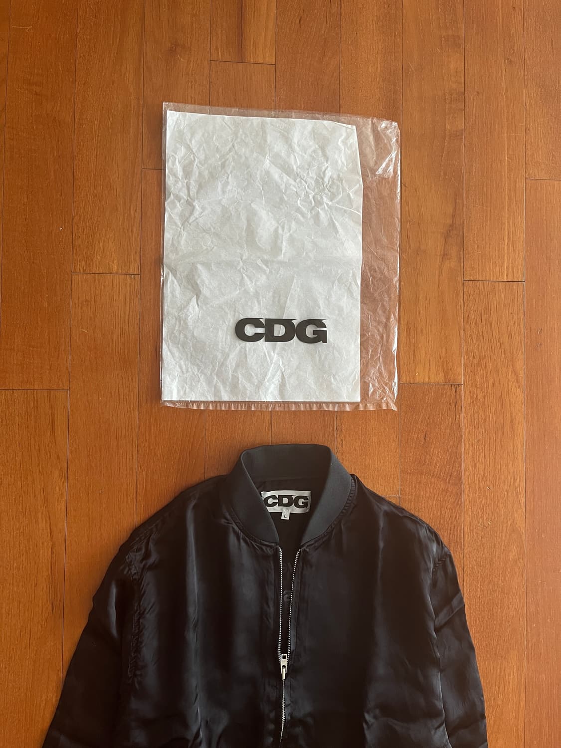 꼼데가르송 84-85 스태프 블루종/봄버 - 블랙 상품이미지8