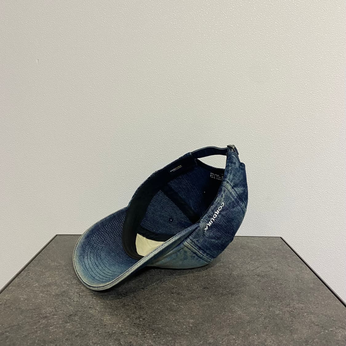 (OS) 슈프림 S로고 볼캡 모자 워시드 더티 데님 상품이미지6