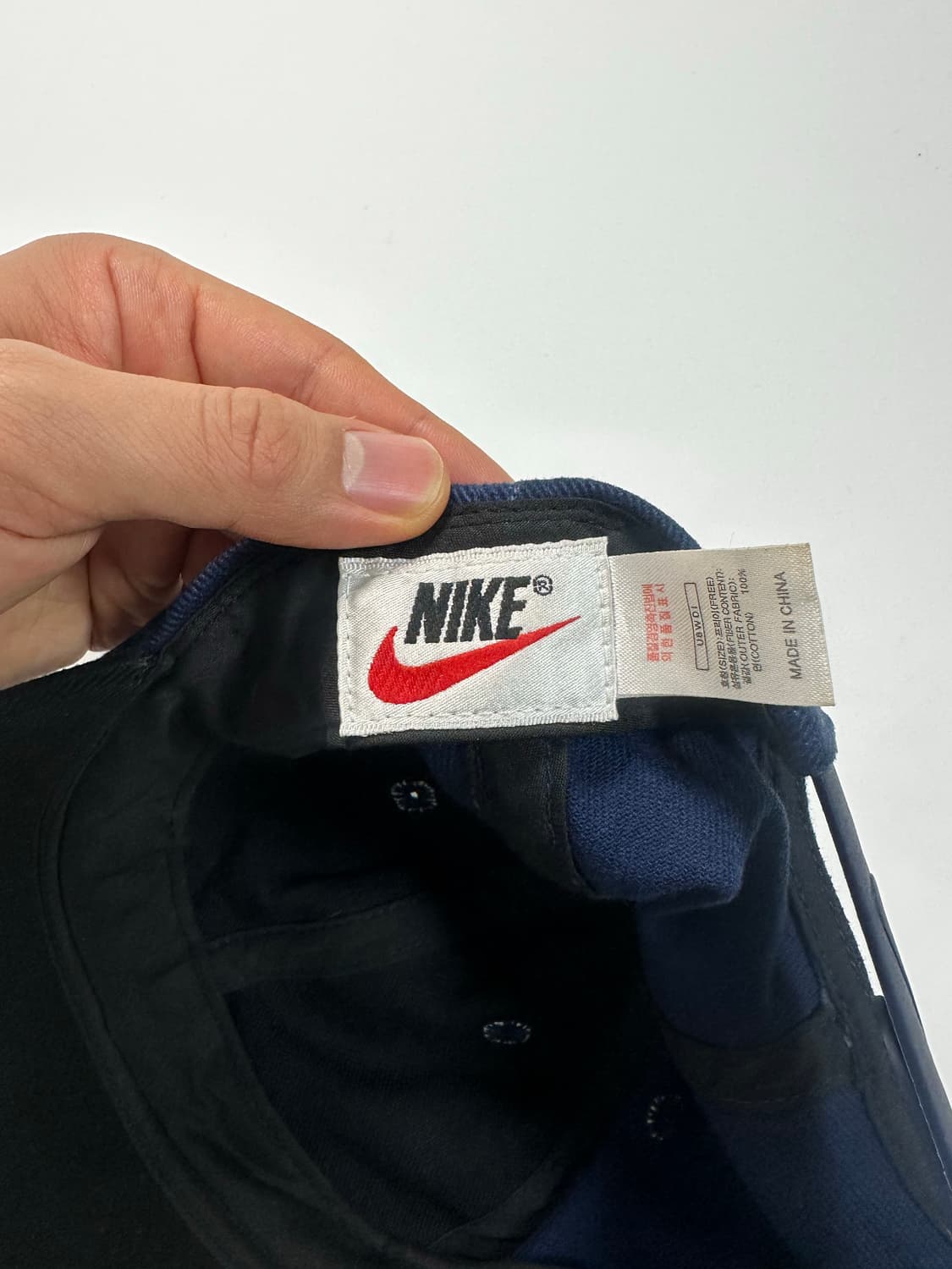 00's 올드스쿨 나이키 네이비 볼캡 상품이미지4