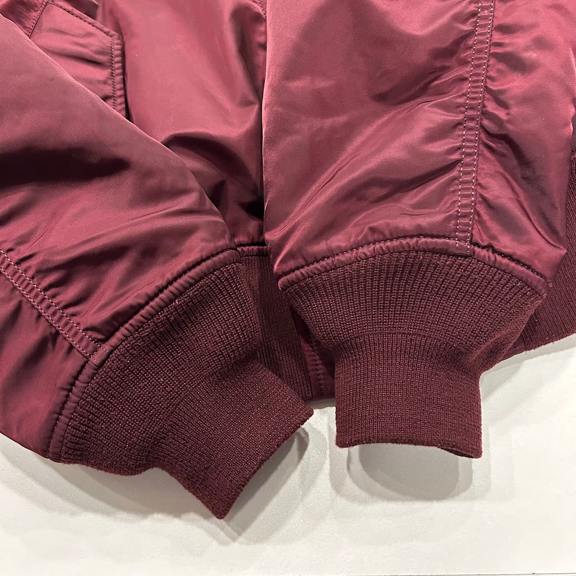 [M] 알파인더스트리 ma-1 항공점퍼 버건디 A588 상품이미지8