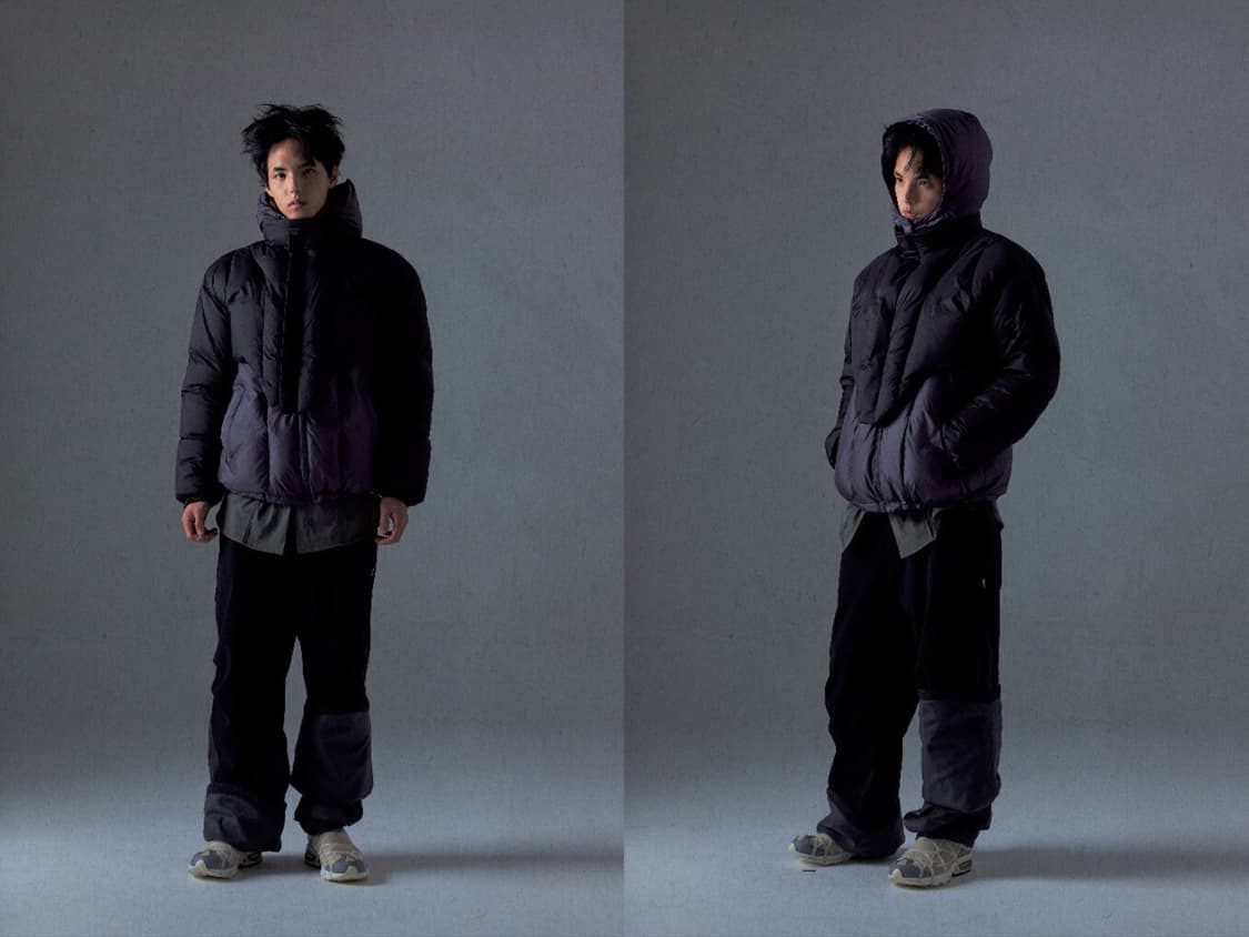 OJOS 오호스 레이어드 볼레로 패딩 / 블랙 / 2사이즈 상품이미지3