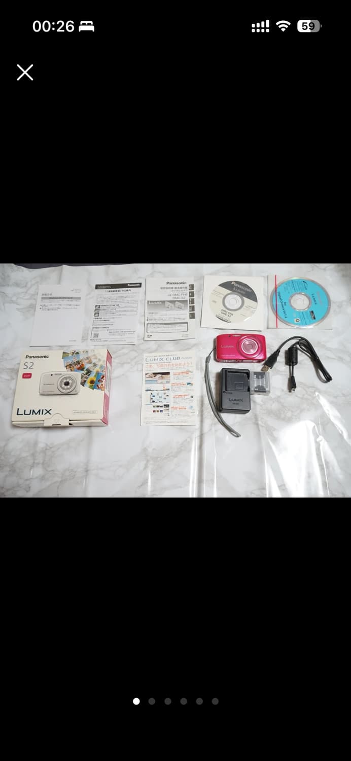 민트급❤️ 파나소닉 루믹스 DMC-S2 핑크 풀박스(작례有) 상품이미지3