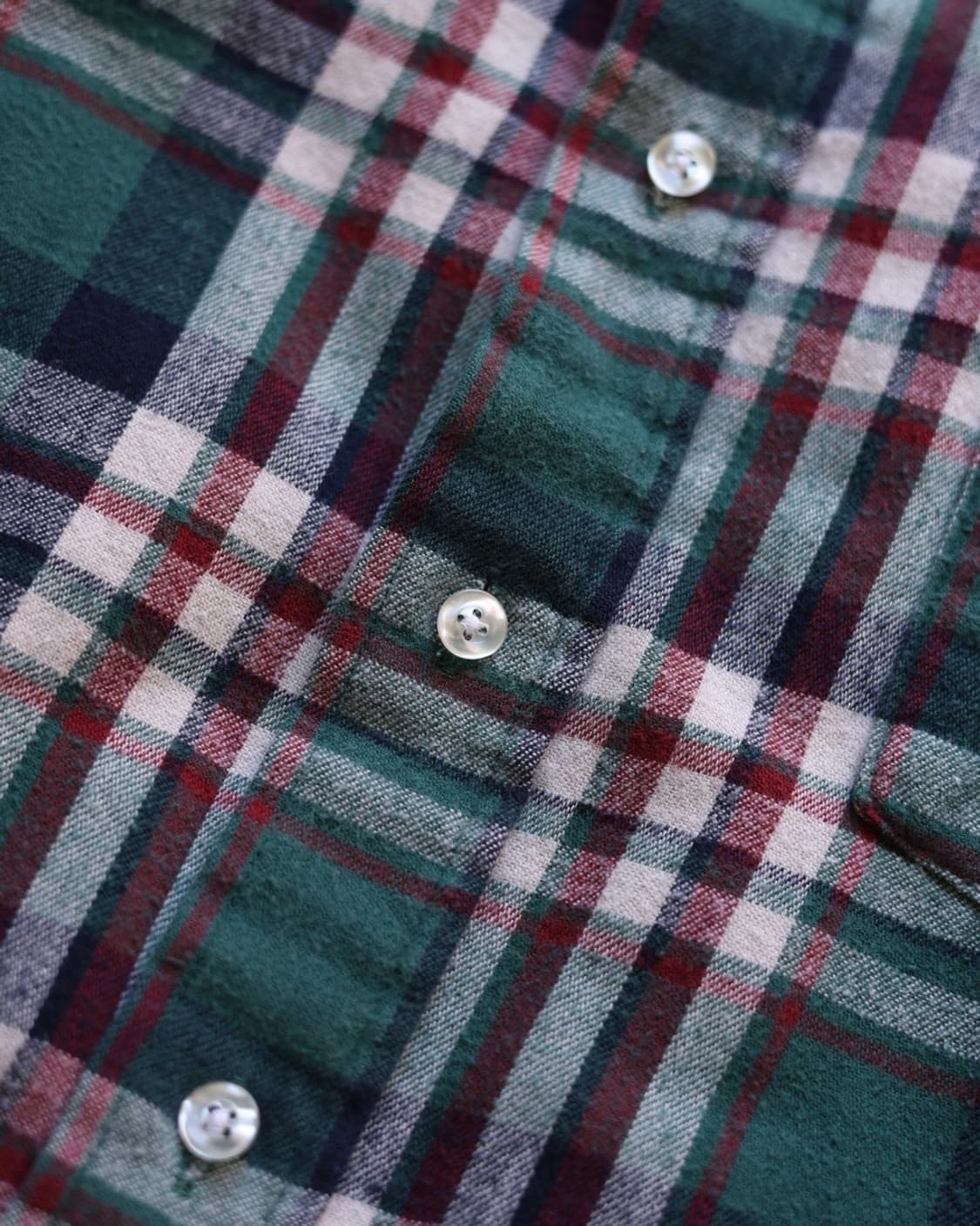 에디바우어 Late7~80s 플란넬 버튼다운 셔츠 상품이미지5