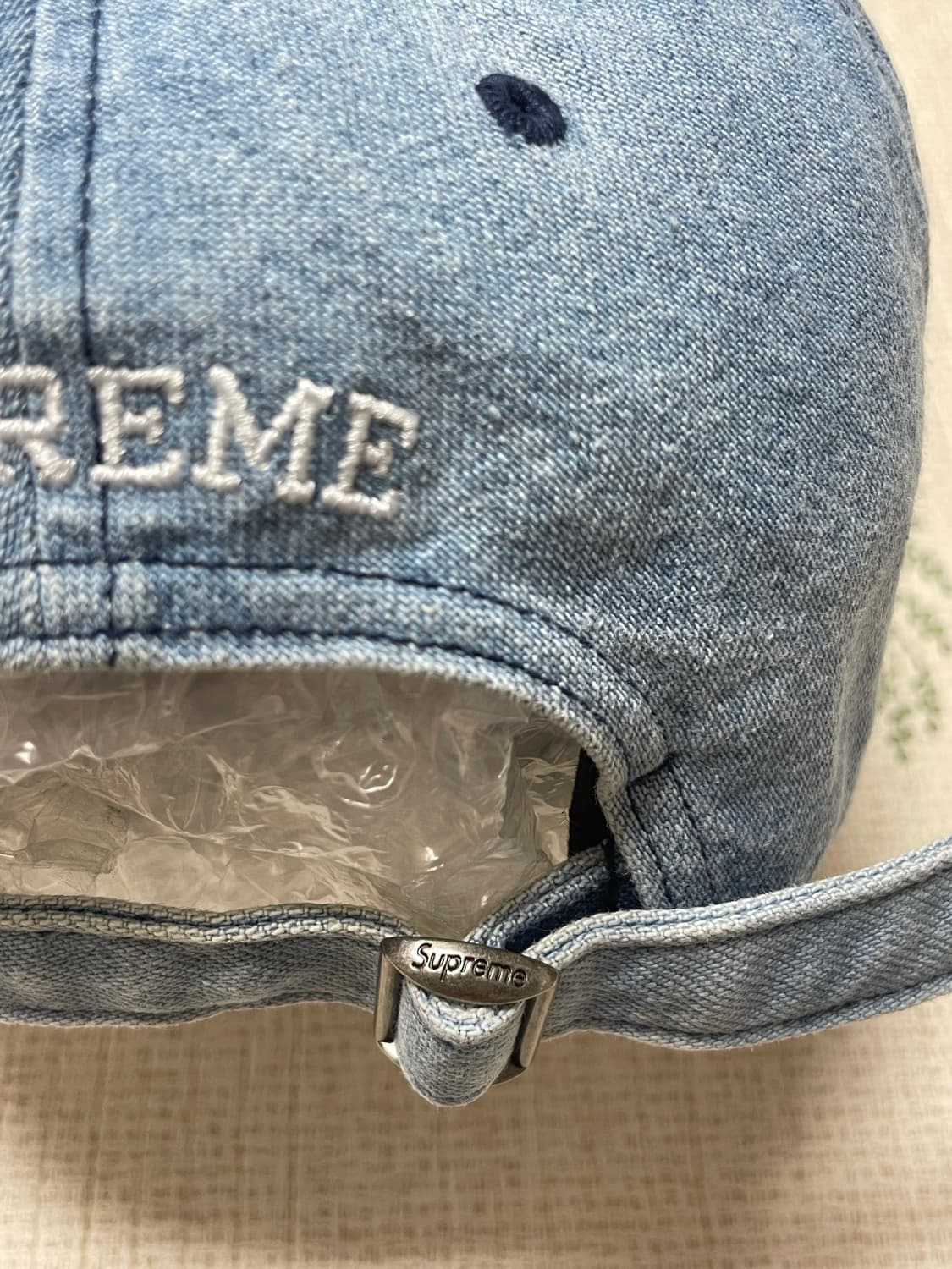 20fw 슈프림 멀티컬러 Logo 6-Panel 데님 상품이미지3