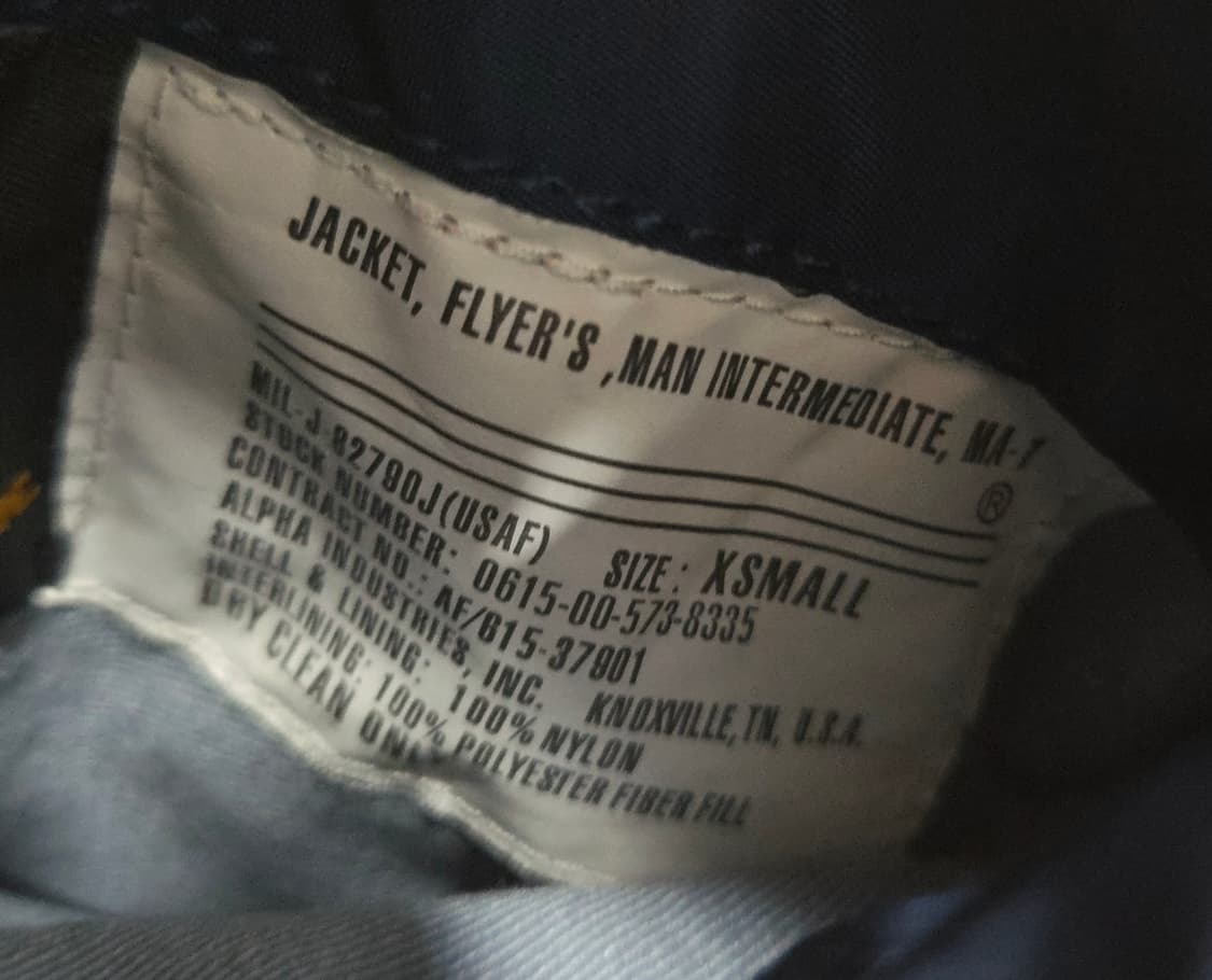 (착샷) 알파인더스트리 ma-1 나사 아폴로 NASA 상품이미지5