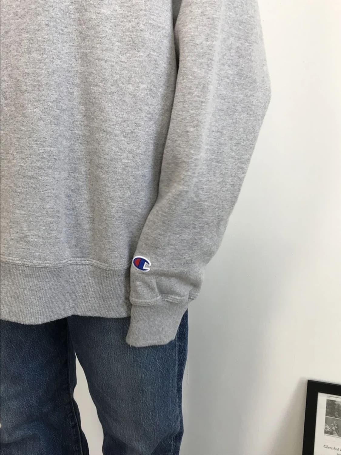 Champion Authentic Sweatshirt Gray 상품이미지3