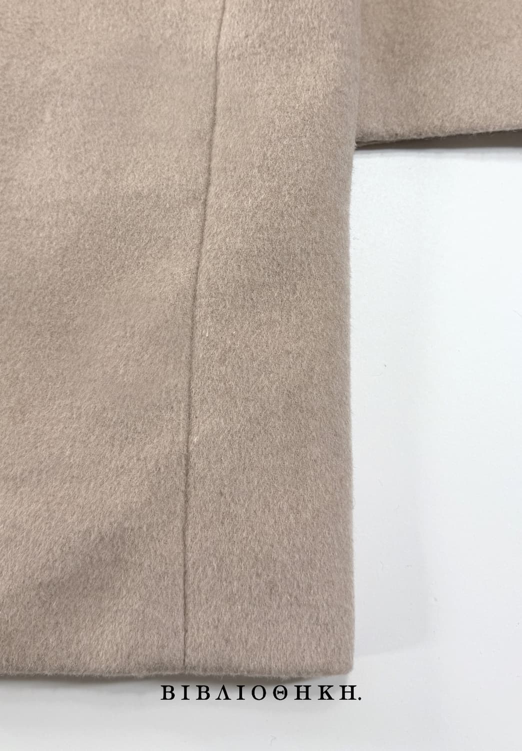 모던 라운드넥 미니멀 울 코트 상품이미지4