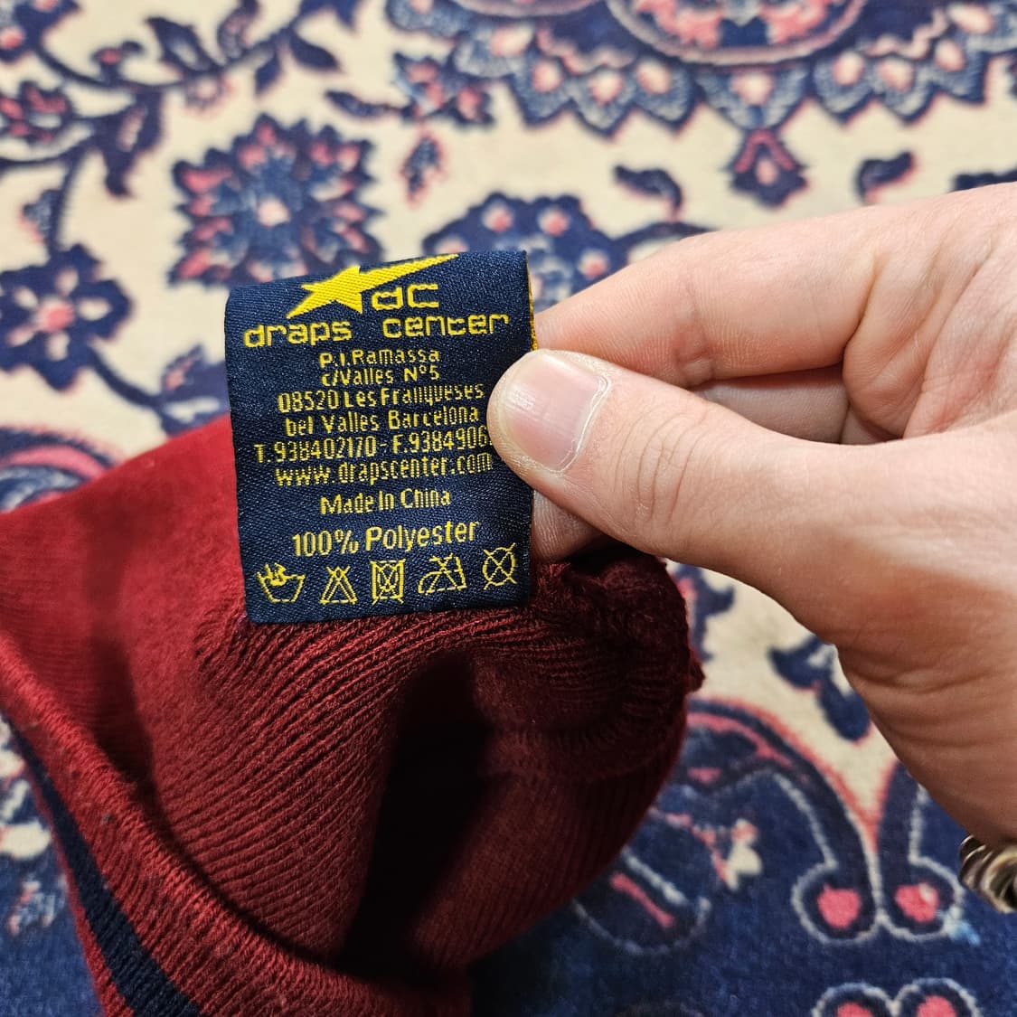 바로셀로나 스트라이프 엠블럼 비니 Free 상품이미지4