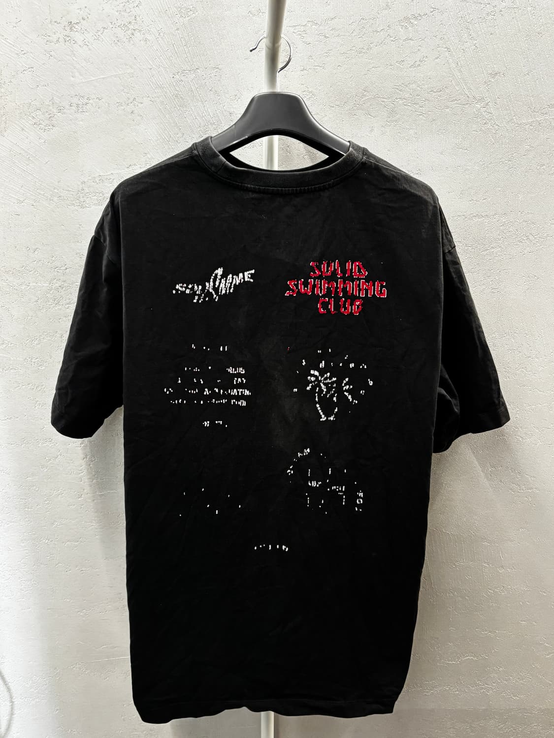 솔리드옴므 블랙 22ss반팔 티셔츠 105 상품이미지8