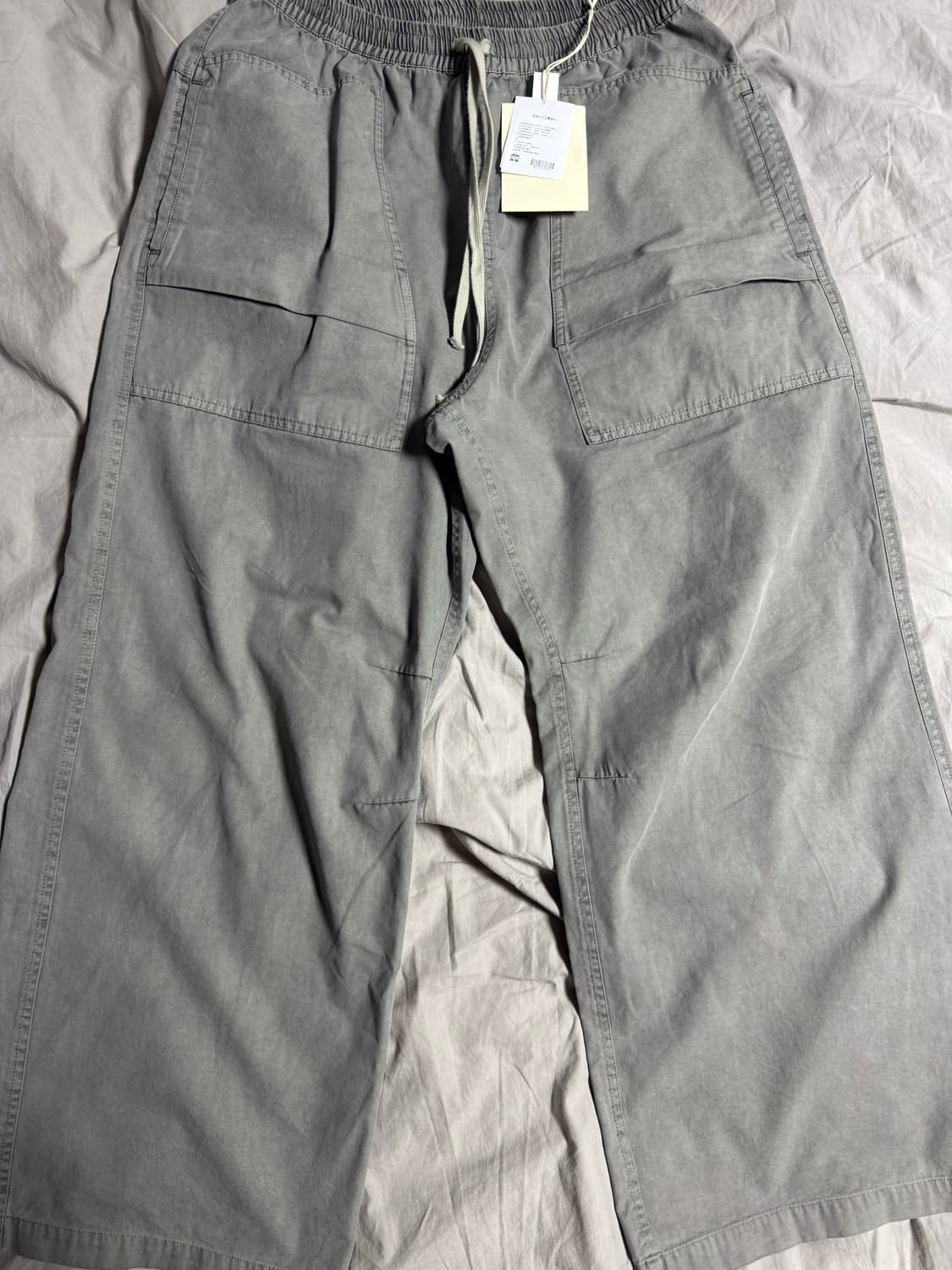 4) 폴리테루 휴먼인덱스 휴먼 헌터 카고 팬츠 라이트 그레이 상품이미지1