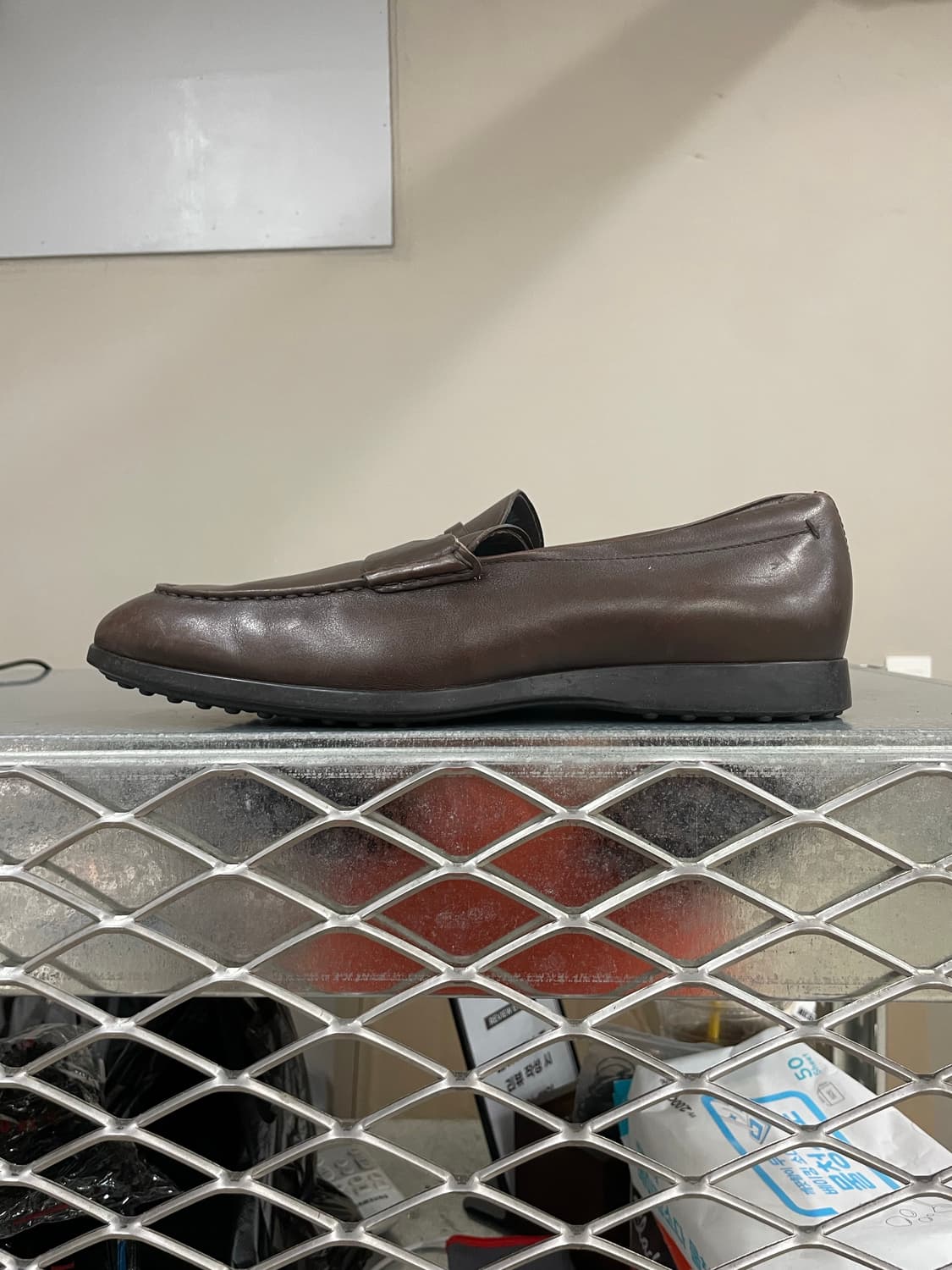 토즈 레더 로퍼 브라운 9.5 (gr-4446) 상품이미지1