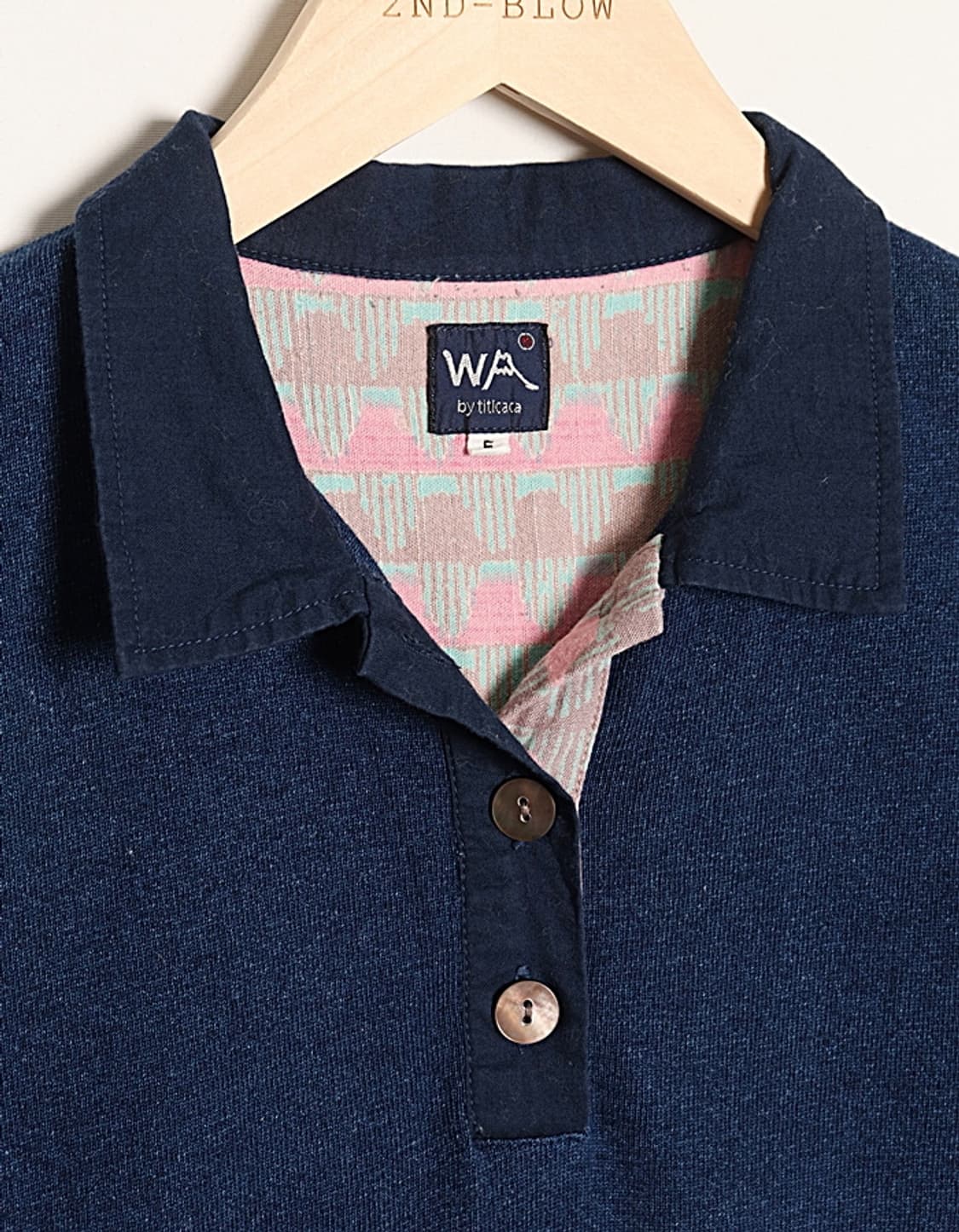 WA by titicaca Indigo Polo Shirts 44-55 상품이미지3