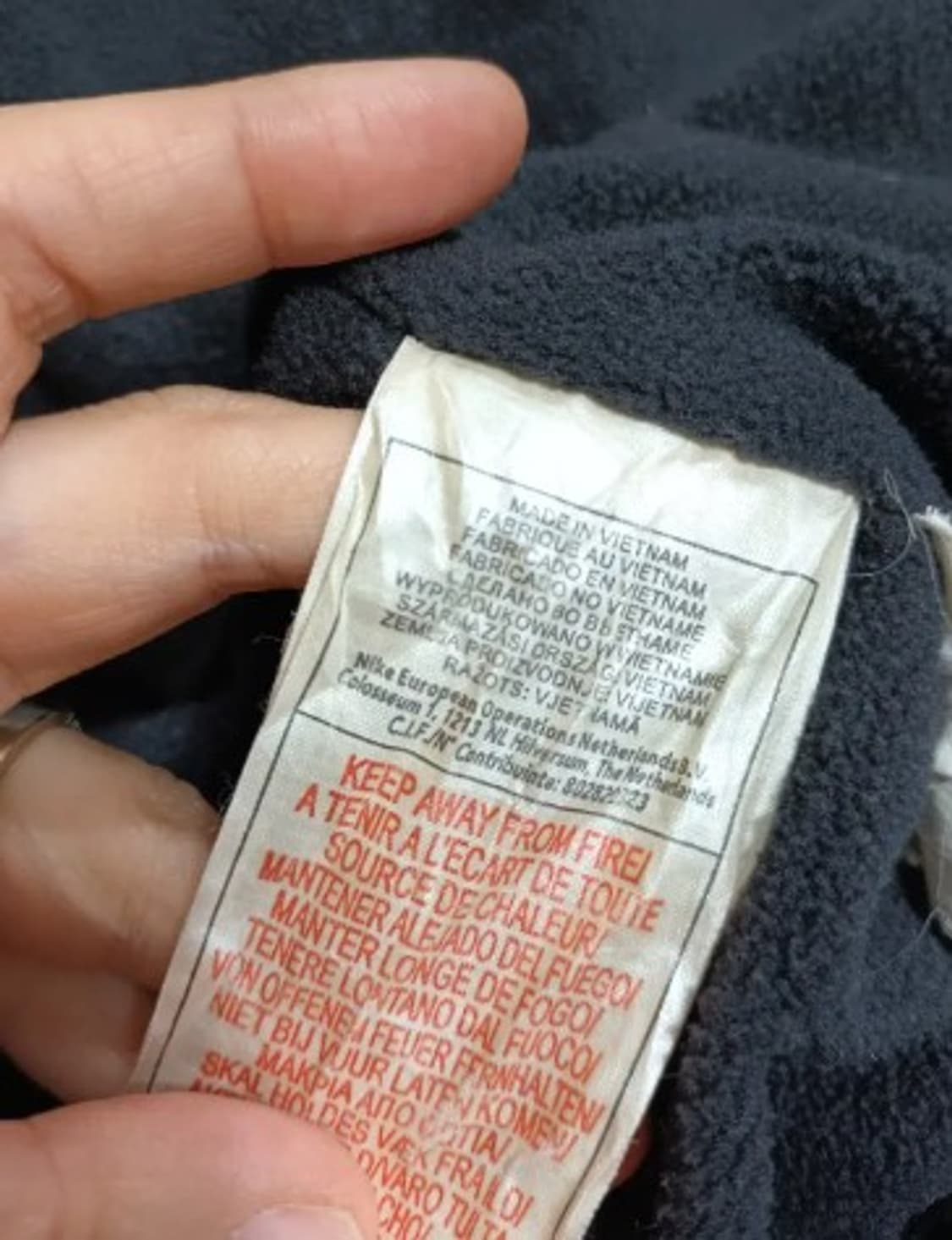 나이키 남성 블랙덕다운패딩 S사이즈 상품이미지5