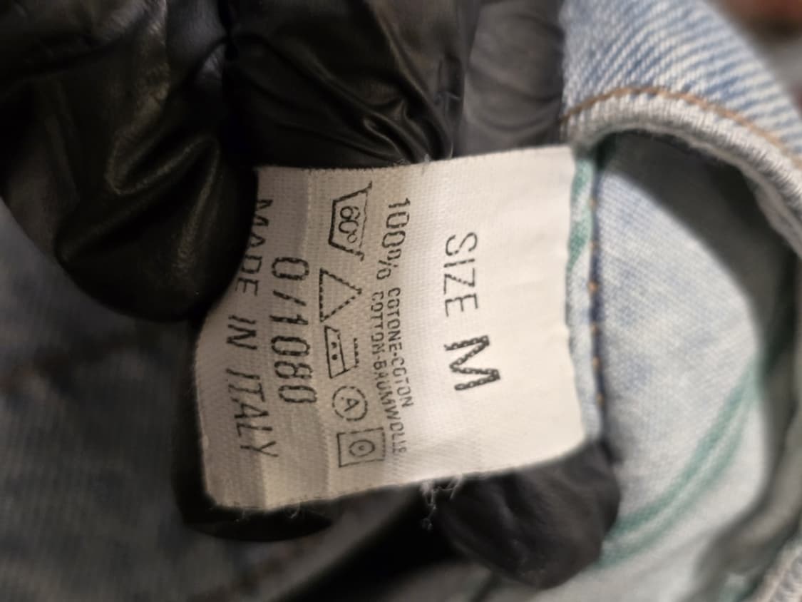 90s SUPER FLOP Light Wash/ made in Italy 상품이미지6