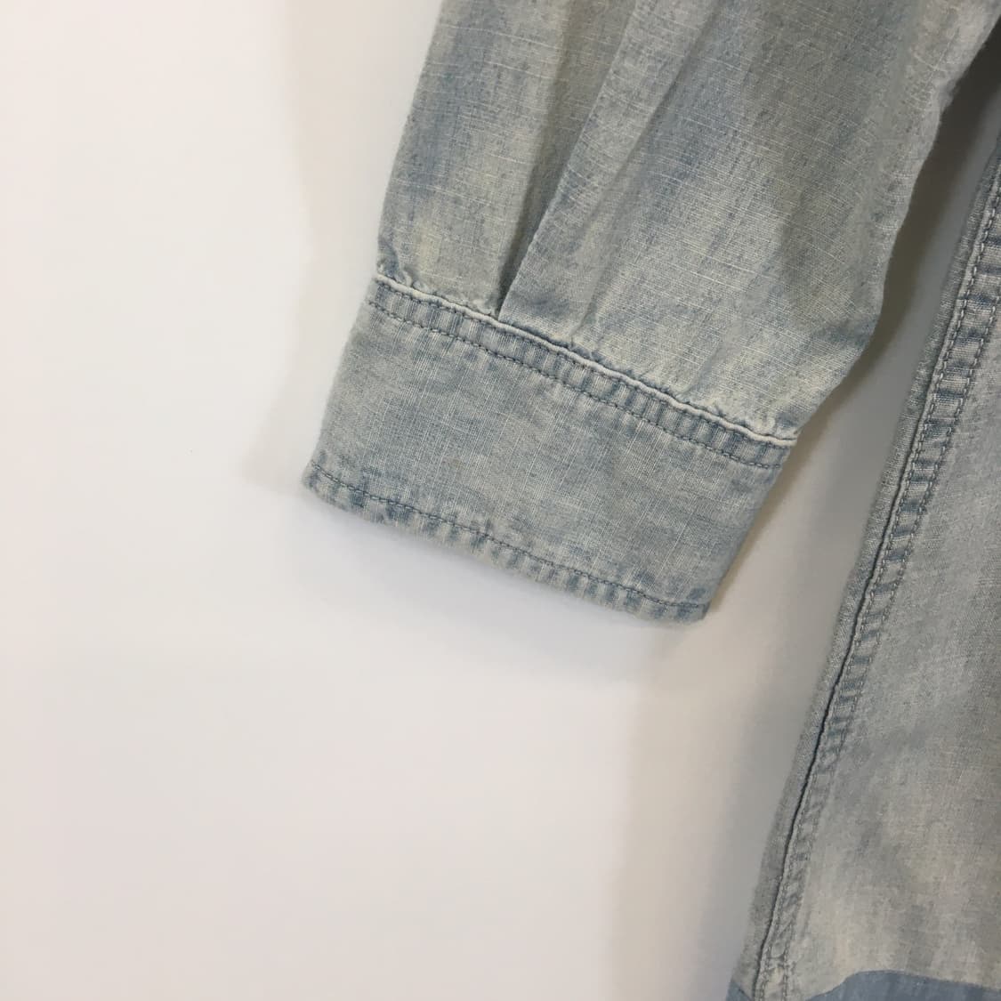 폴로 데님앤서플라이 샴브레이 원피스셔츠 XS  상품이미지3