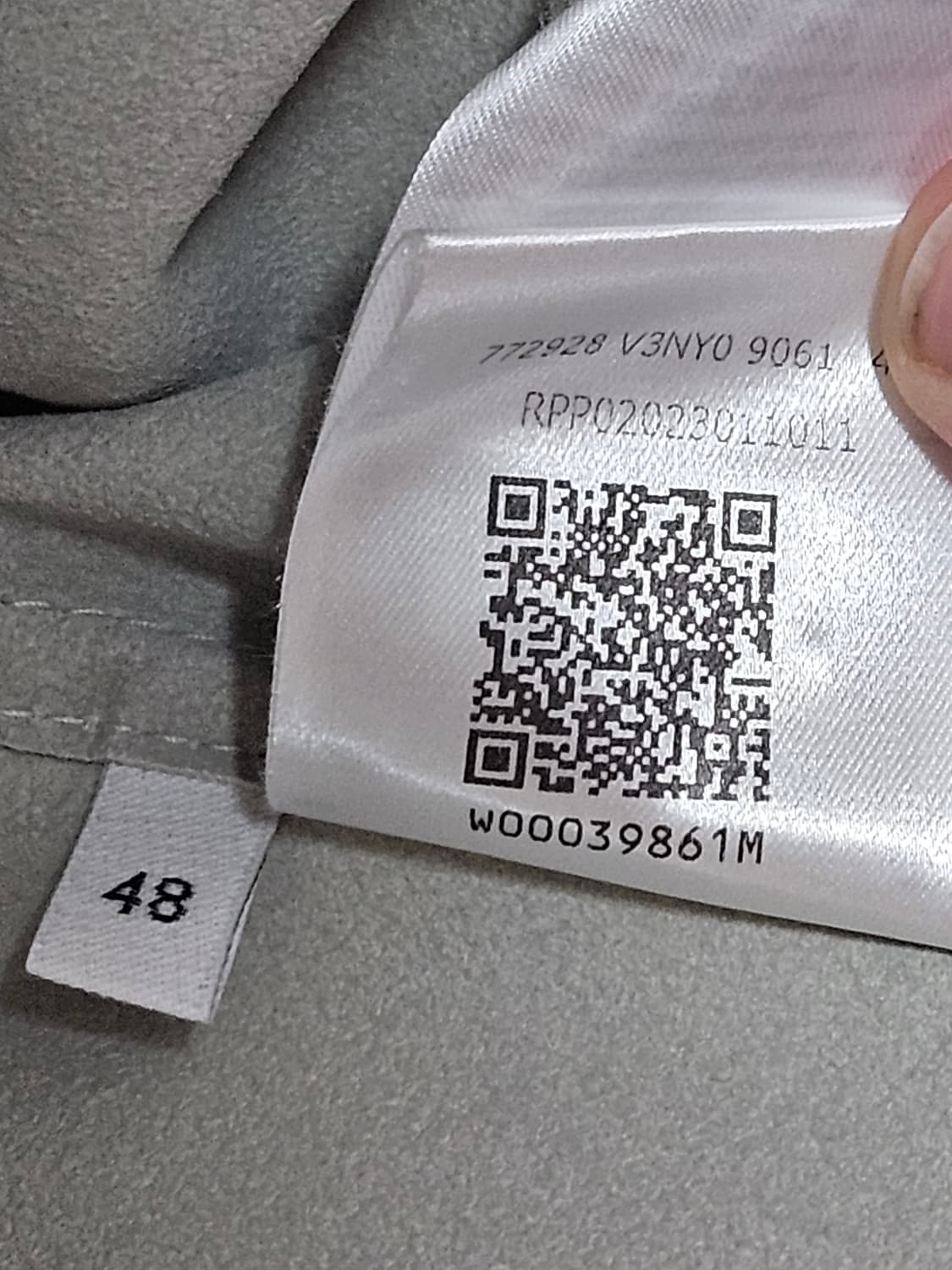 보테가베네타 체크 프린트 누벅 셔츠 상품이미지5