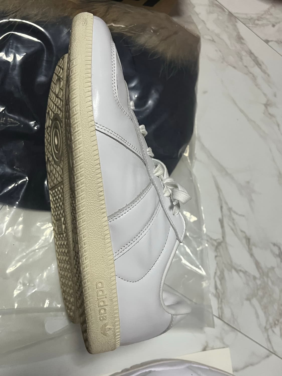 [275] 아디다스 독일군 아미 화이트 팝니다.  상품이미지4