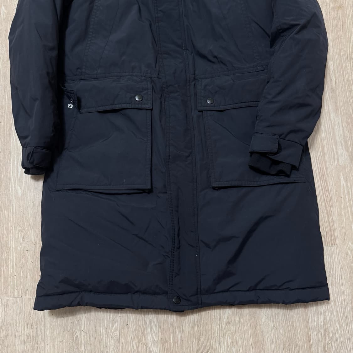 빈폴 아웃도어 덕다운 후드 롱패딩 S/90  상품이미지4