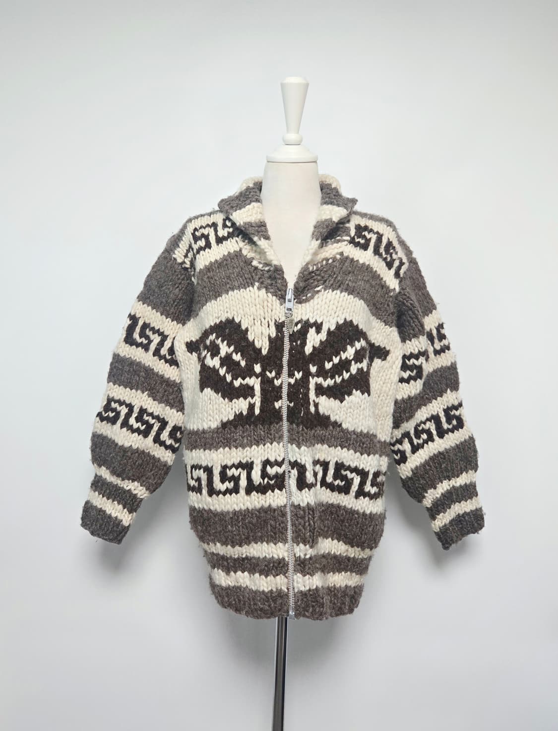 코위찬 캐나다 modeste indian 헤비울 집업 상품이미지1