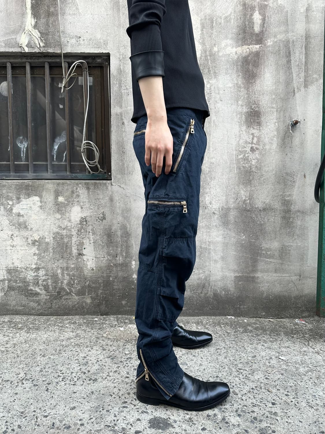 발망 카고 지퍼 디테일 팬츠 상품이미지1