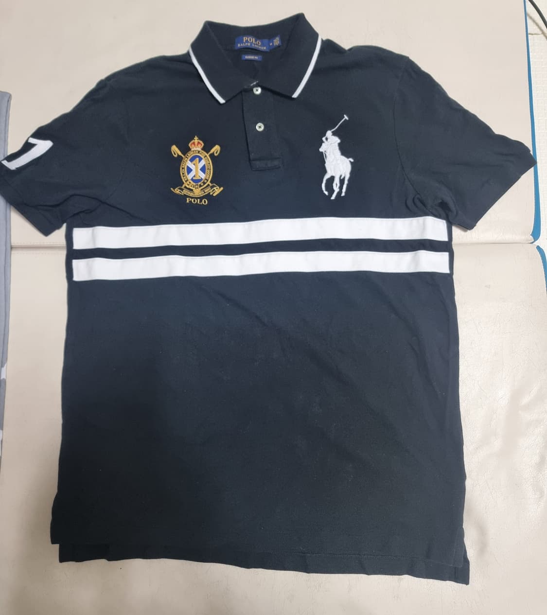 [정품/1회착용] 폴로 랄프로렌 빅포니 클래식핏 카라티 (M사이즈) 상품이미지1