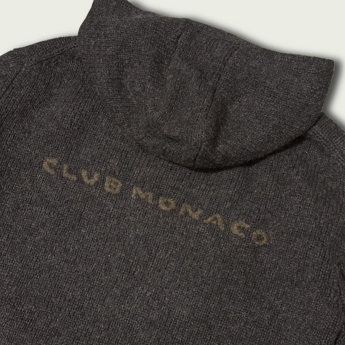 클럽모나코 니트 후드집업 상품이미지5