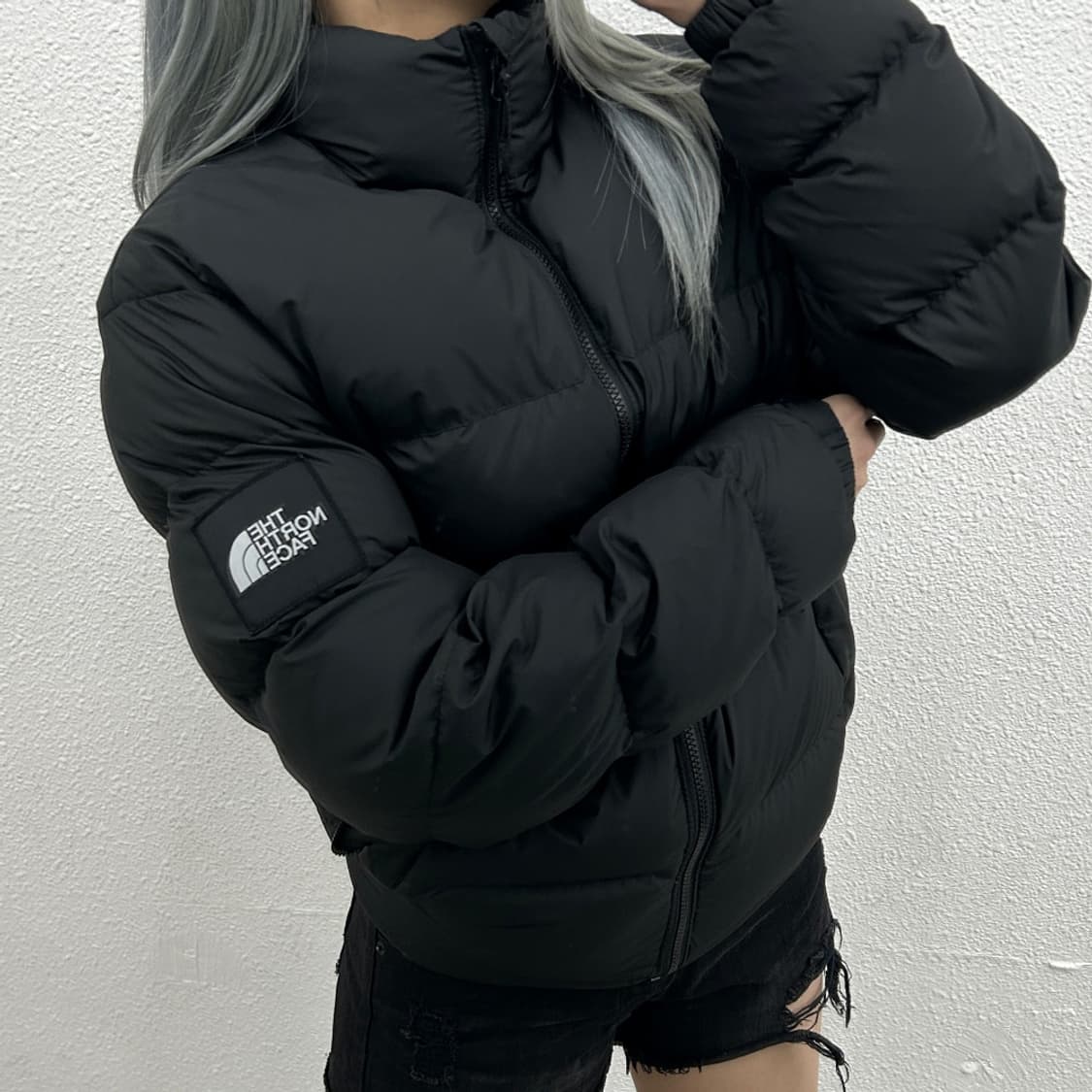 노스페이스 블랙 패딩 95 상품이미지3