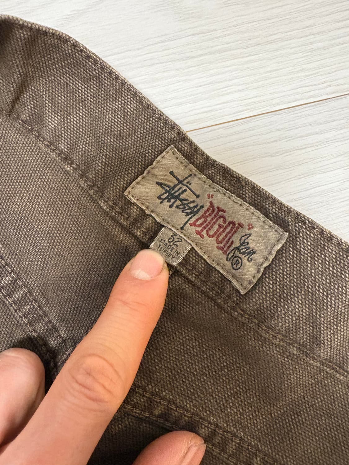 스투시 빅올 다이드 쇼츠 브라운 32 상품이미지2