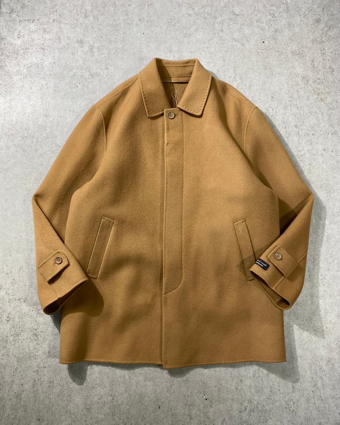 [L-XL] 90s YSL 입생로랑 울 캐시미어 코트 상품이미지2