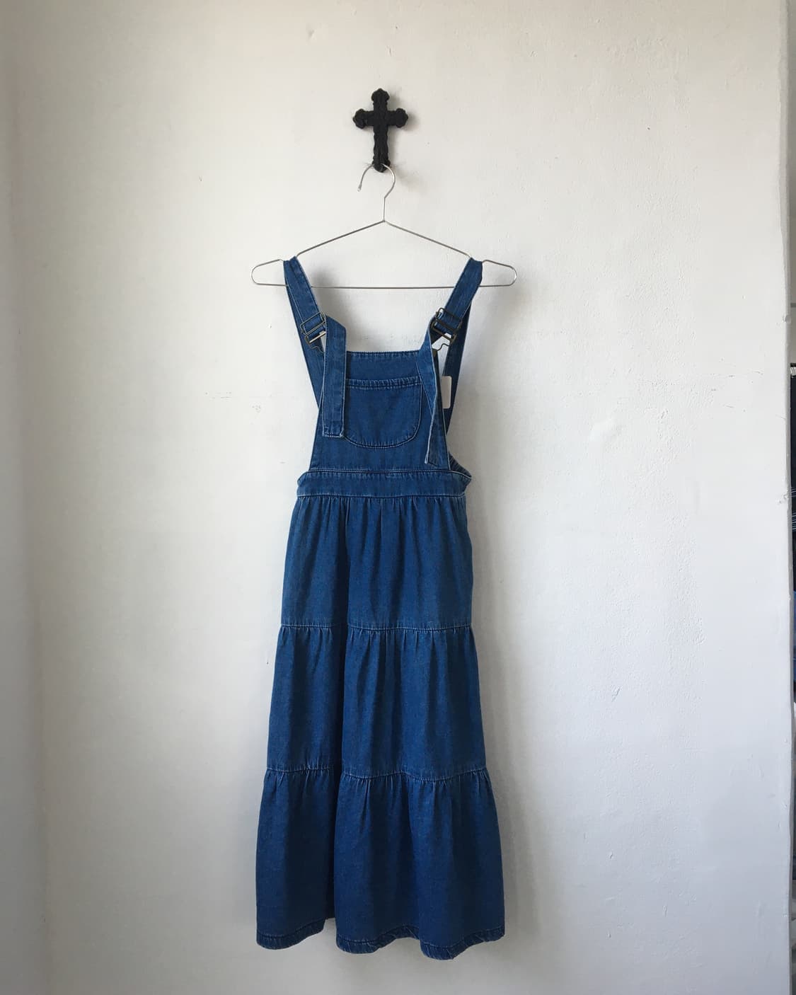 Denim suspender onepeice 상품이미지2