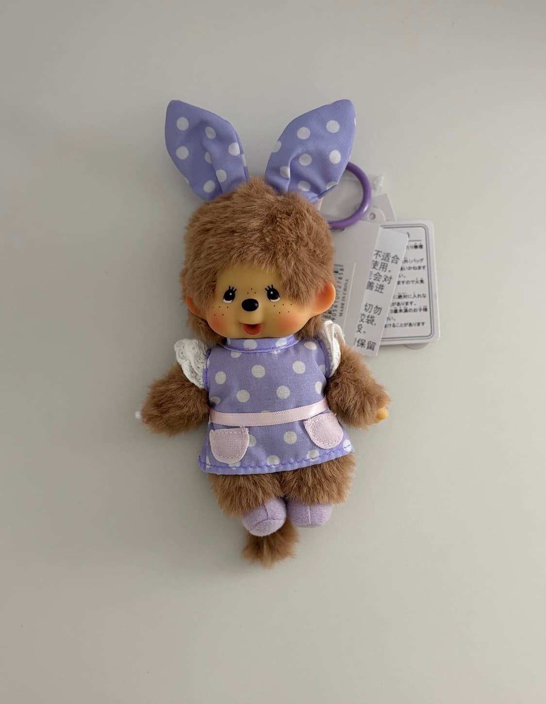 퍼플 도트 토끼 몬치치 인형 상품이미지1