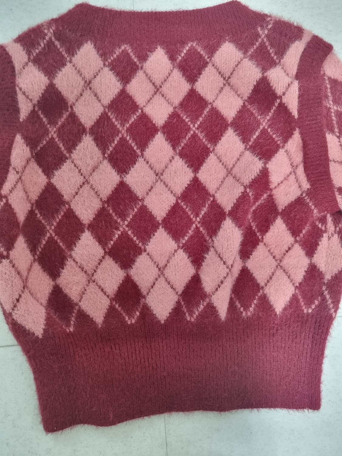 보카바카 아가일 트랜스폼 니트 (한선화 착용) 상품이미지2