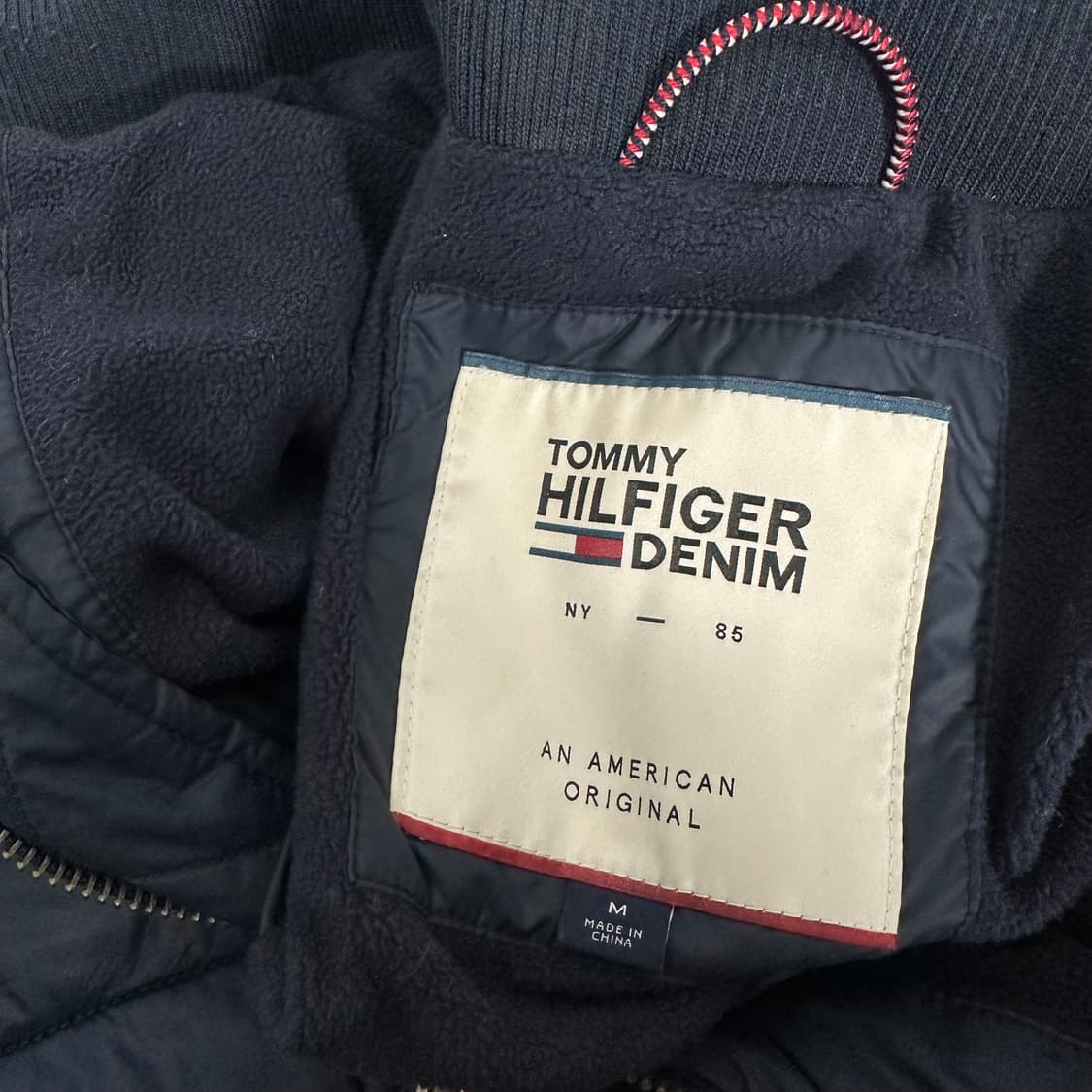 M 타미힐피거 네이비 퀼팅자켓 상품이미지4