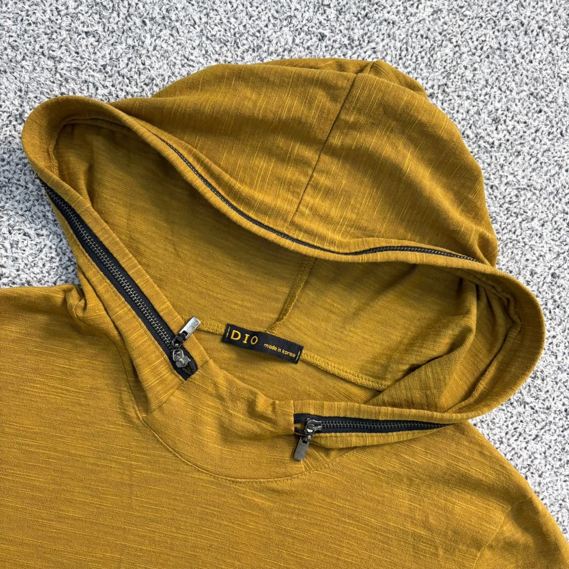 실측확인 DIO 디오 여성 후드 긴팔티 0409J 상품이미지2