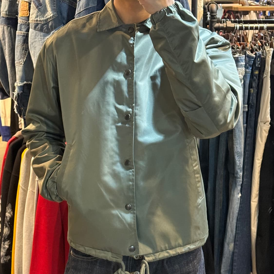 [NO.9] iise 이세 코치자켓 카키 상품이미지3