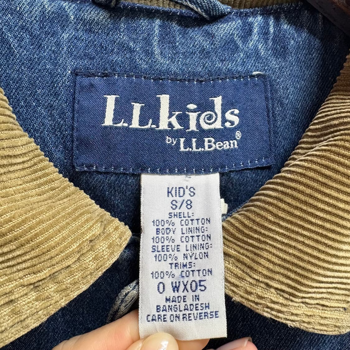 L.L.BEAN 엘엘빈 키즈 초어자켓 워크자켓 (8Y) 상품이미지2