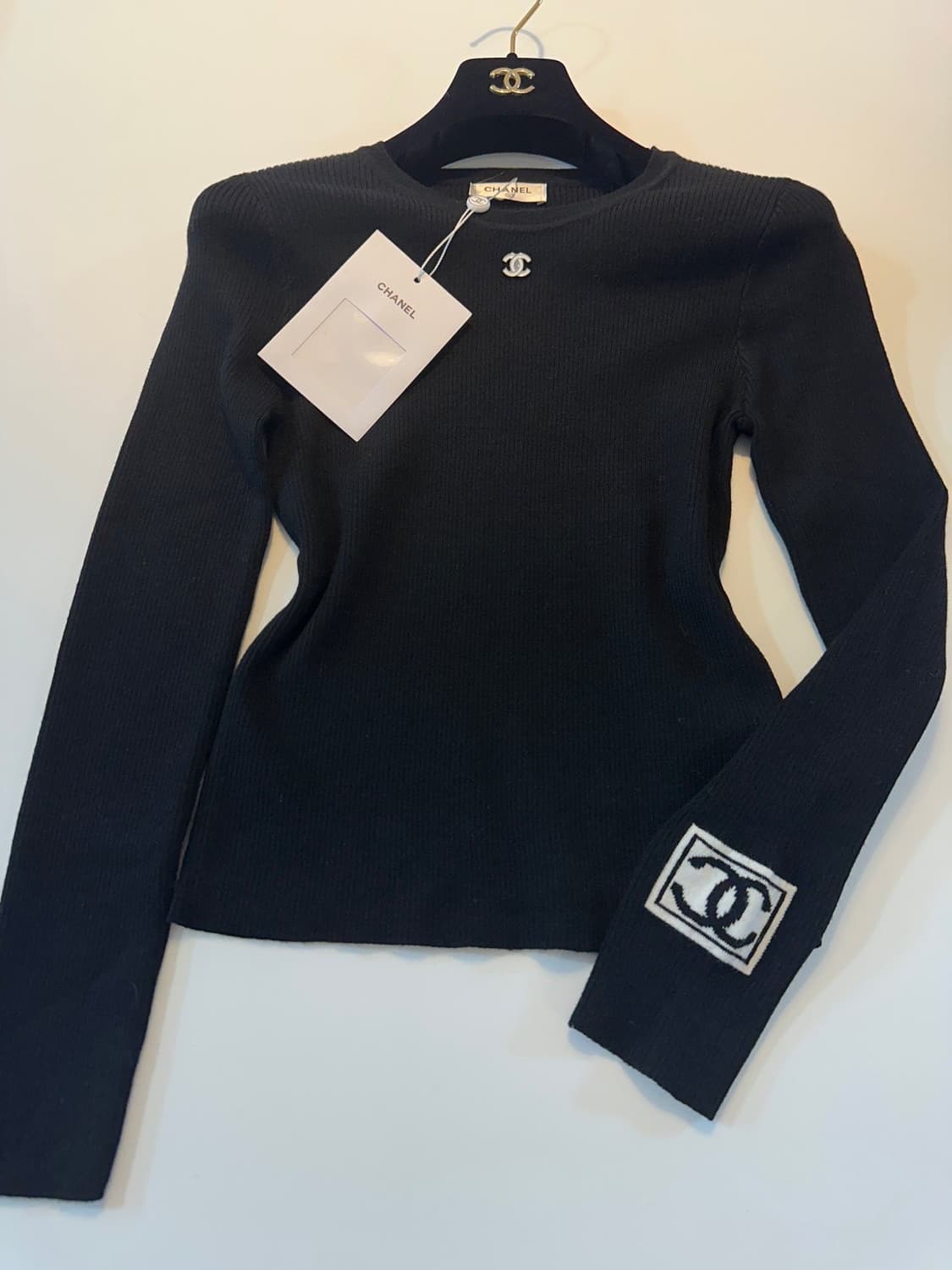 (새상품)샤넬로고니트 상품이미지7