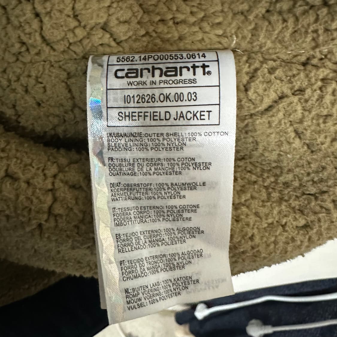 칼하트 쉐필드자켓XS 상품이미지4
