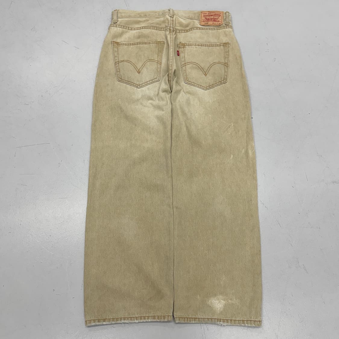 리바이스 00s 569 새깅 워싱 스케이터 와이드 데님팬츠 상품이미지3