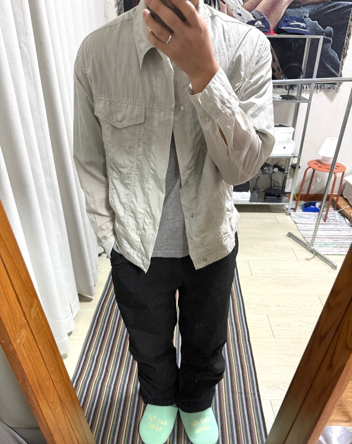 유스 나일론 트러커 자켓 상품이미지1