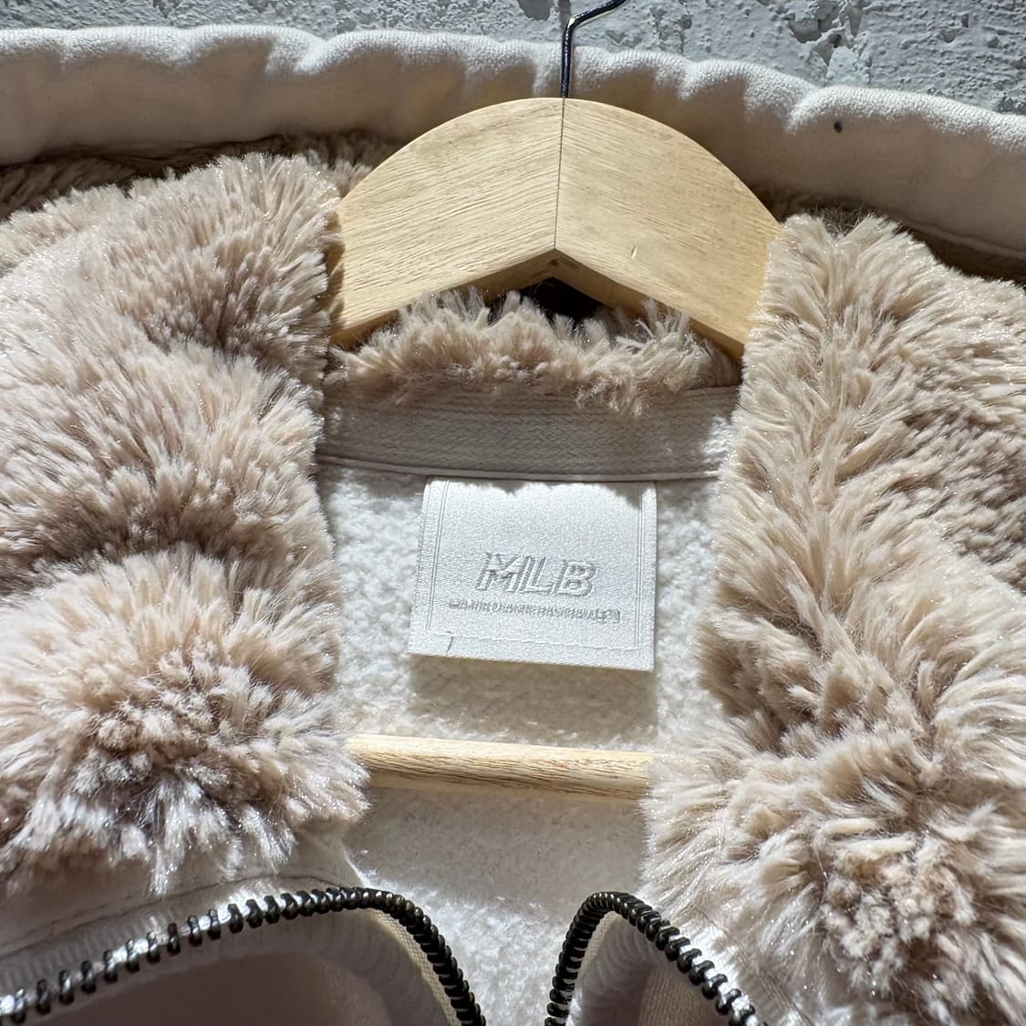 MLB LA 양털 후드집업 상품이미지4