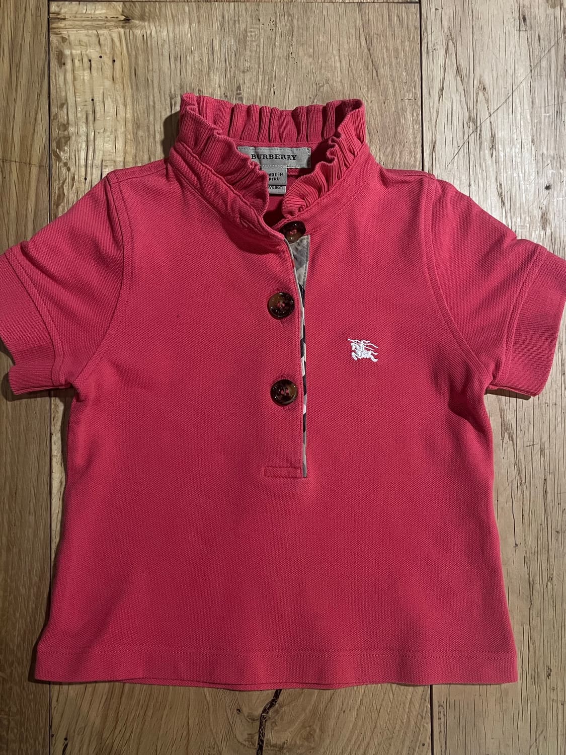 버버리칠드런핑크프릴깜찍티셔츠 상품이미지1