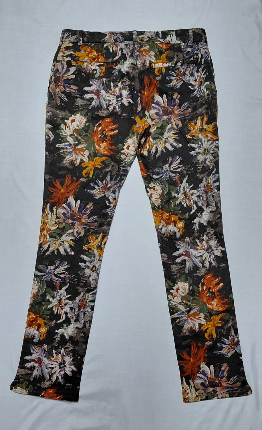 [일본38/무료배송] Sov. 일본 프리미엄 플로럴 패턴 슬림 팬츠 상품이미지6