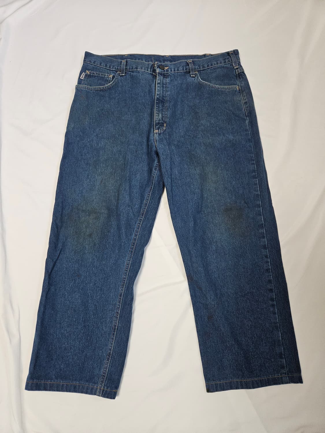 칼하트 USA 오리지널 레귤러 배기 데님팬츠 와이드 워크팬츠 42x30 상품이미지3