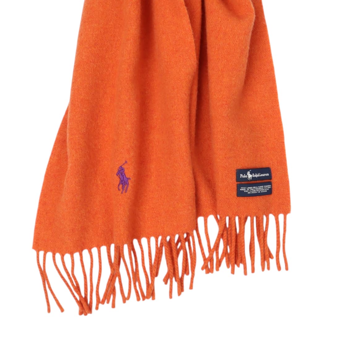 폴로 랄프로렌 오렌지 램스울 머플러 상품이미지2