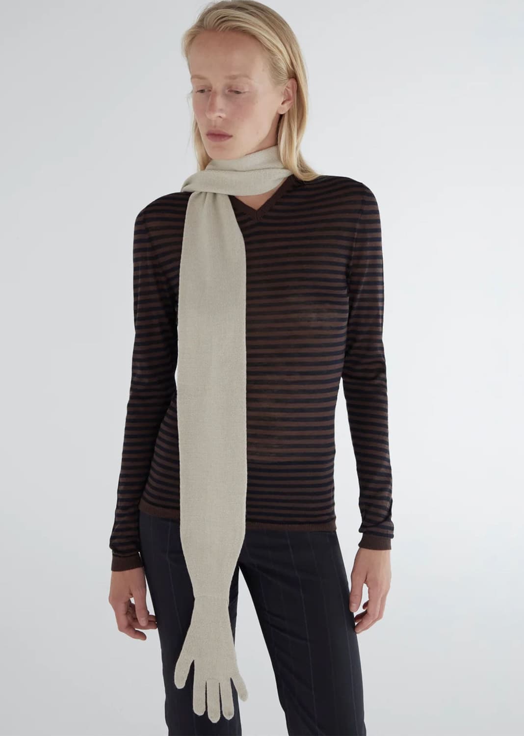 팔로마울 Flauta 장갑 머플러/오프 화이트 상품이미지4