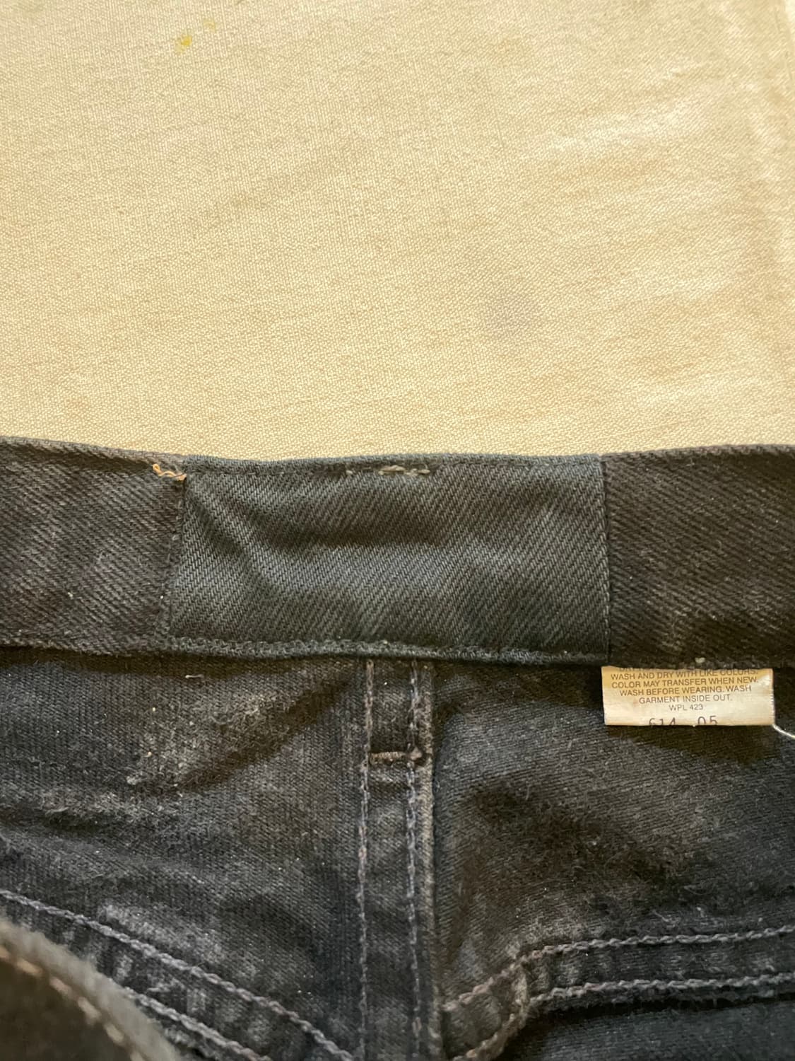 리바이스 550 블랙 데님 팬츠바지 상품이미지3