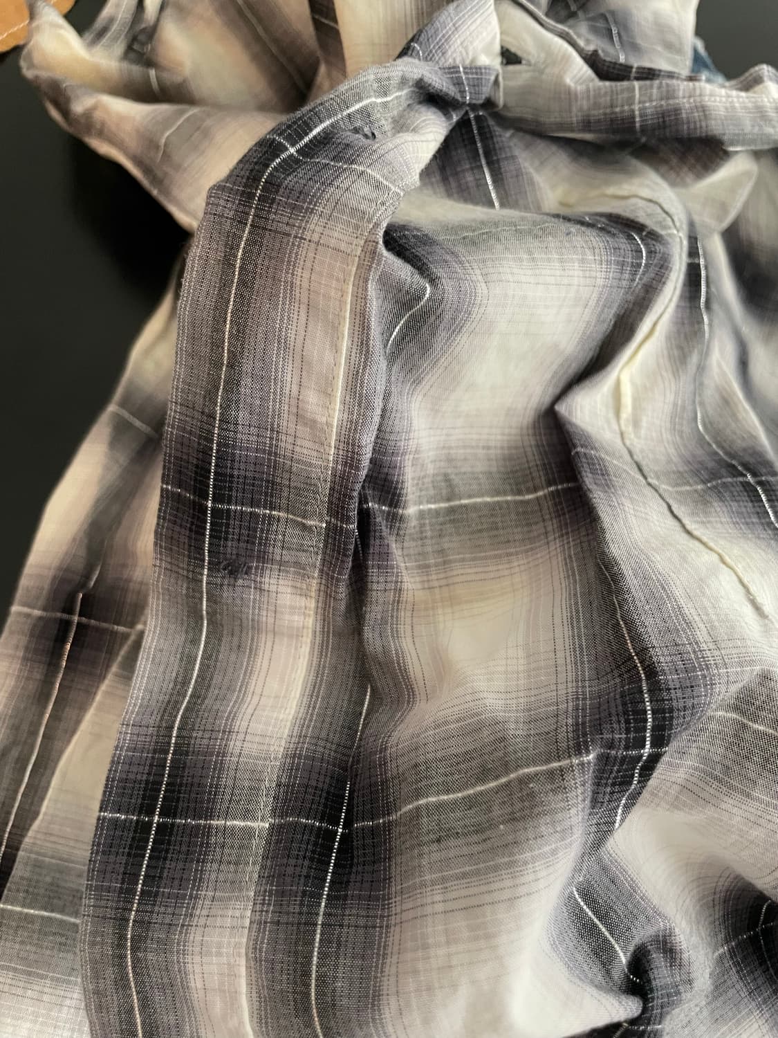 Burma Shave Ombre Check western shirt 상품이미지9